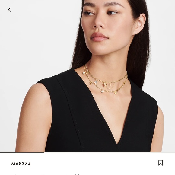 Beautiful original Louis Vuitton Blossom Strass Necklace - Picture 2 of 3